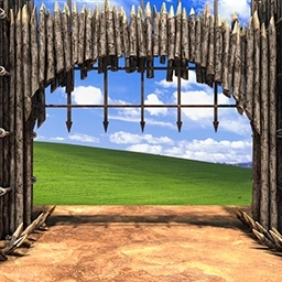 Palisade Gate in Age of Empires II