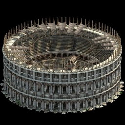 Colosseum Age of Empires II building artwork