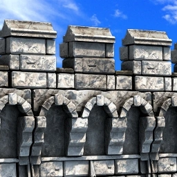 City Wall Age of Empires II building artwork