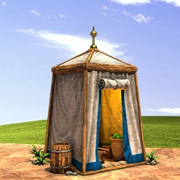 Greek Army Tent Age of Empires II building artwork