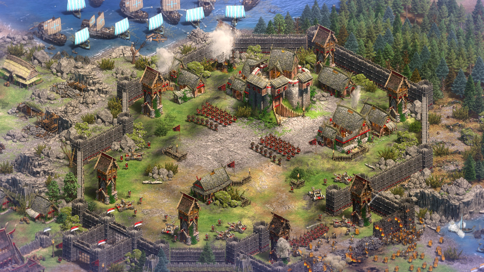 Fortress Age of Empires II building artwork