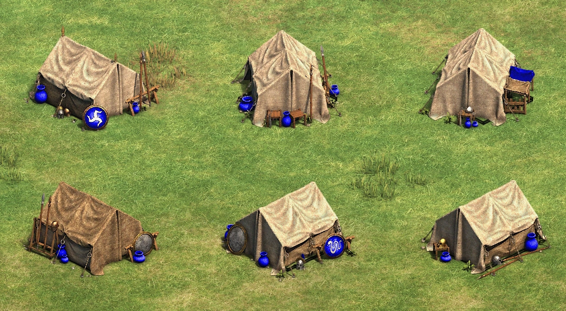Army Tent Age of Empires II building artwork