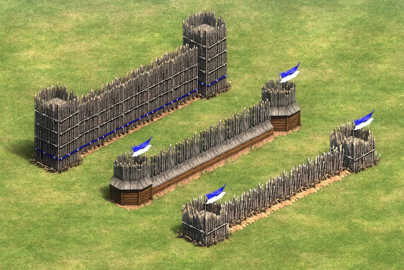 Fort Wall Age of Empires II building artwork