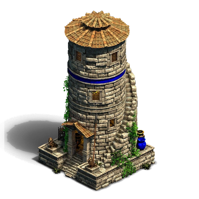 Fortified Tower Age of Empires II building artwork