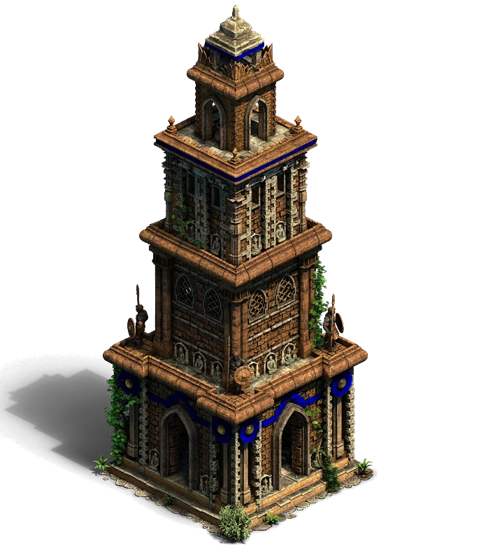 Fortified Tower Age of Empires II building artwork