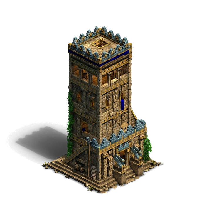 Fortified Tower Age of Empires II building artwork