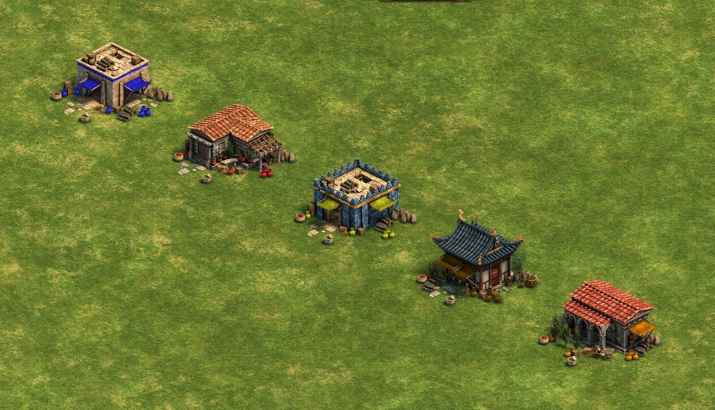 Trade Workshop Age of Empires II building artwork