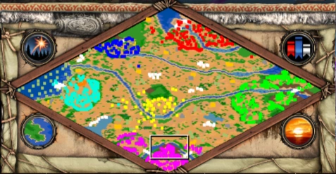 Amir of Transoxiana co-op scenario minimap for Age of Empires II
