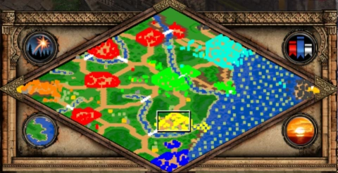Divide and Conquer co-op scenario minimap for Age of Empires II