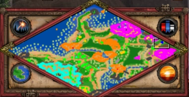 Kurikara co-op scenario minimap for Age of Empires II
