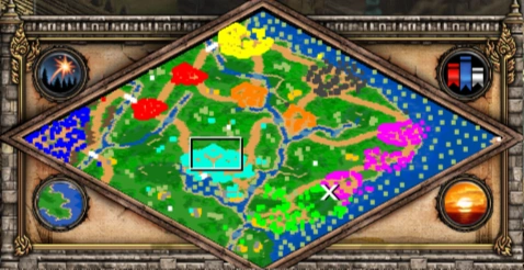 Nirvanapada co-op scenario minimap for Age of Empires II