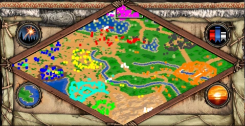 Scourge of the Levant co-op scenario minimap for Age of Empires II