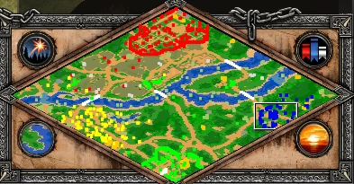 Tours co-op scenario minimap for Age of Empires II