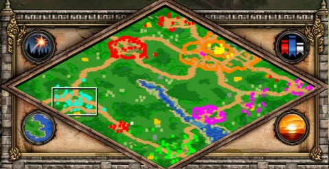 Usurpation co-op scenario minimap for Age of Empires II