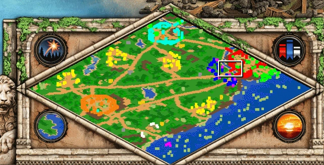Arrival at Bari Age of Empires II scenario minimap