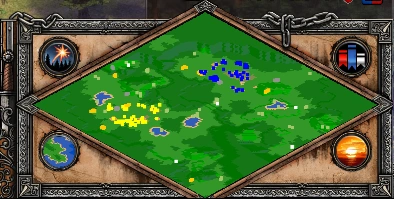 Booming Age of Empires II scenario minimap