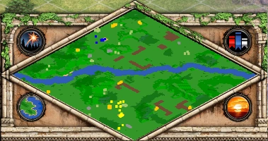 Early Economy Age of Empires II scenario minimap