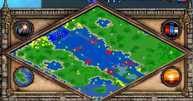 Naval Battle Art of War scenario map