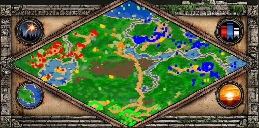 Quetzalcoatl Age of Empires II scenario map