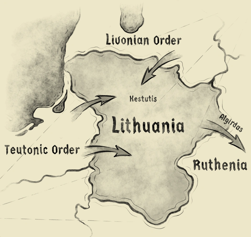 No Man’s Land Age of Empires II scenario minimap