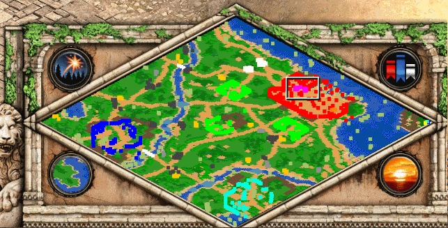 The Rebellion of Melus Age of Empires II scenario minimap