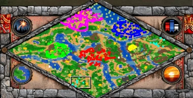 The Falcon's Tent Age of Empires II scenario map