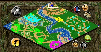 The Split Age of Empires II scenario map