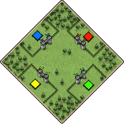 Arena Age of Empires II random map image