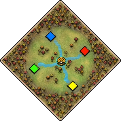 Canals Age of Empires II random map image
