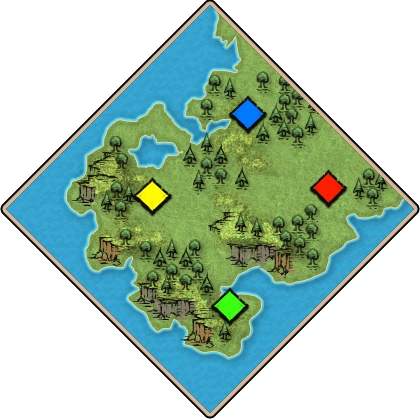 Coastal Age of Empires II random map image