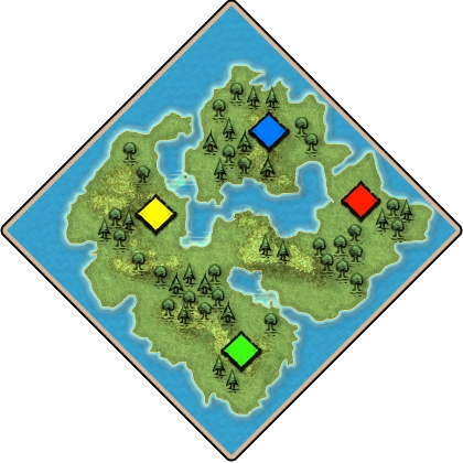 Continental Age of Empires II random map image