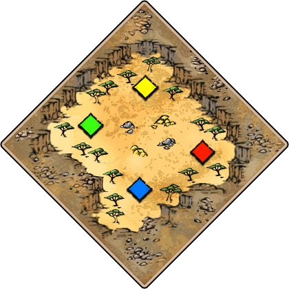 Cliffbound Age of Empires II map artwork