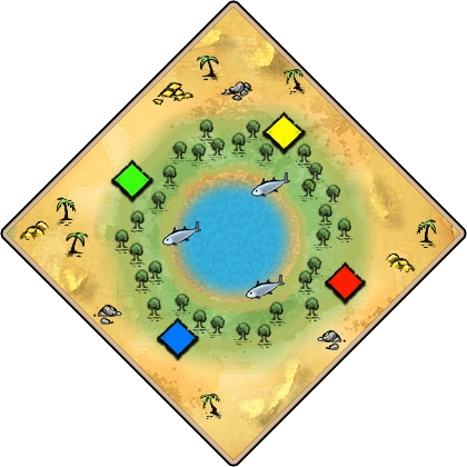 Dunesprings Age of Empires II map artwork
