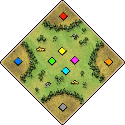 Forest Breach Age of Empires II map artwork