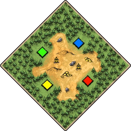 Glade Age of Empires II map artwork