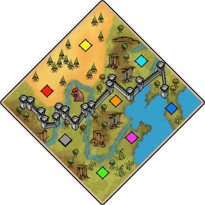 Great Wall Age of Empires II map artwork