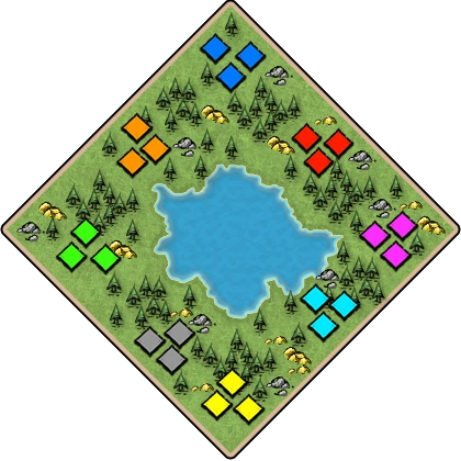 Metropolis Age of Empires II map artwork