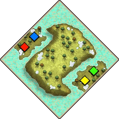 Seize The Mountain Age of Empires II map artwork