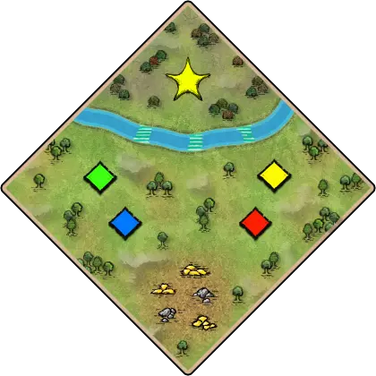 Thames Age of Empires II map artwork