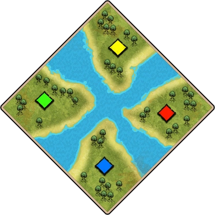 The Passage Age of Empires II map artwork