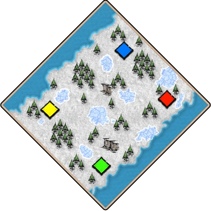 Scandinavia Age of Empires II random map image