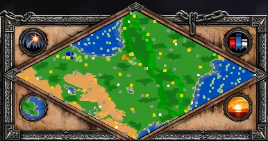 Caucasus Age of Empires II map artwork