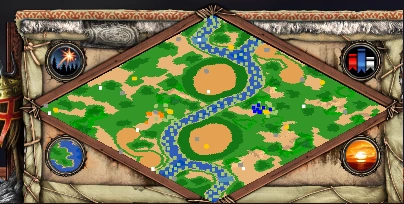 Yin Yang Age of Empires II map artwork