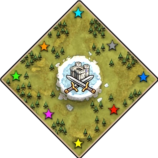 BR Battle On Ice Age of Empires II map artwork