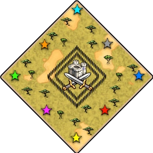 BR Fall of Axum Age of Empires II map artwork