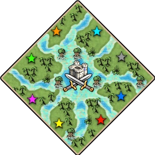 BR Majapahit Empire Age of Empires II map artwork