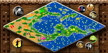 Central America Age of Empires II map minimap