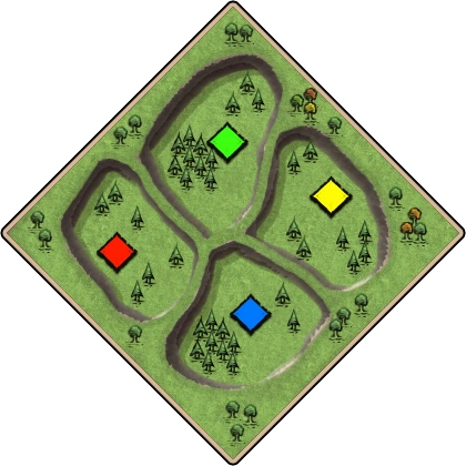 Acclivity Age of Empires II map artwork