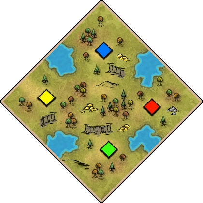 Capricious Age of Empires II map artwork