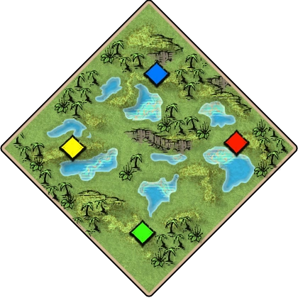 Cenotes Age of Empires II map artwork